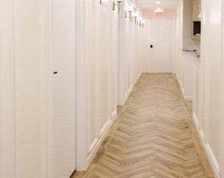 Clinic hallway